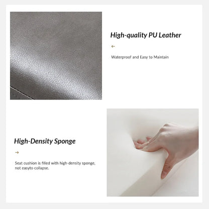 Horst 50 in.W Contemporary Upholstered Bench with Metal Legs by HULALA HOME