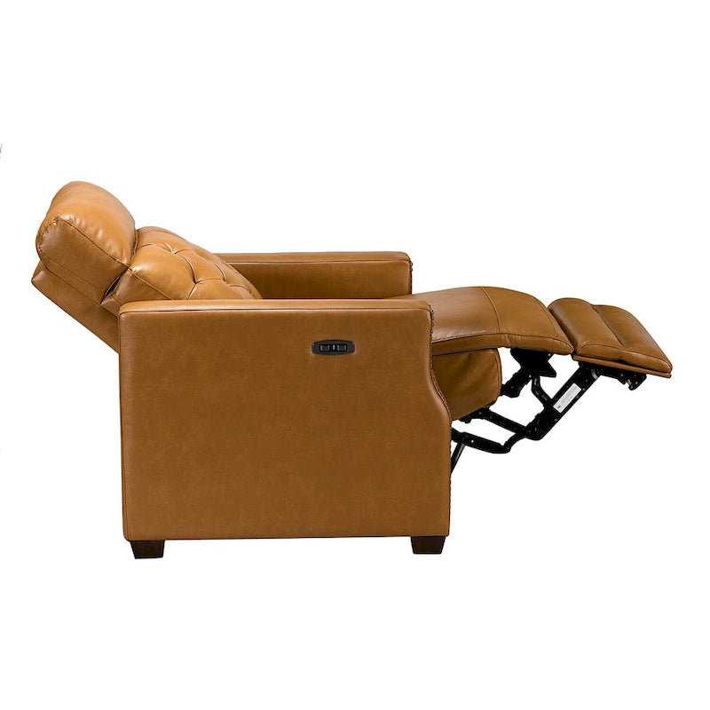 Alina 31.50Wide Genuine Leather Power Recliner with USB Port, Set of 2