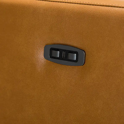 Alina 31.50Wide Genuine Leather Power Recliner with USB Port, Set of 2