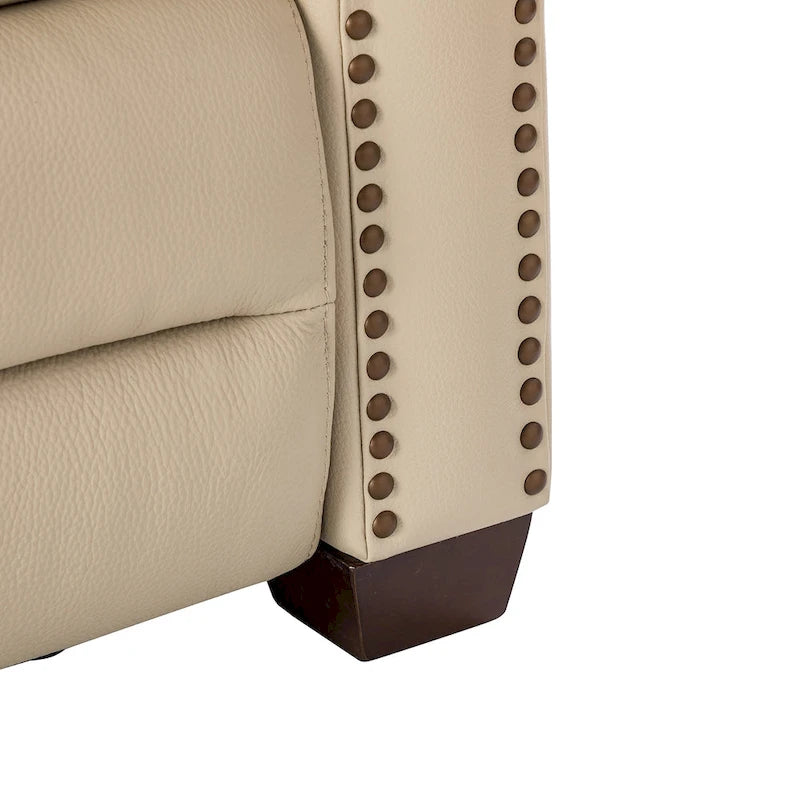 Alina 31.50Wide Genuine Leather Power Recliner with USB Port, Set of 2