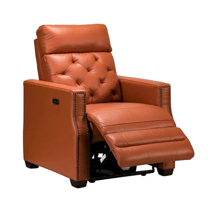 Alina 31.50Wide Genuine Leather Power Recliner with USB Port, Set of 2