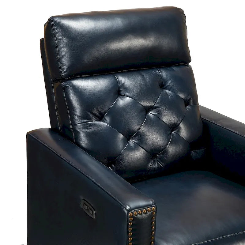 Alina 31.50Wide Genuine Leather Power Recliner with USB Port, Set of 2