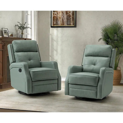 Beatriz Living Room Recliner Set Of 2 with Metal Base