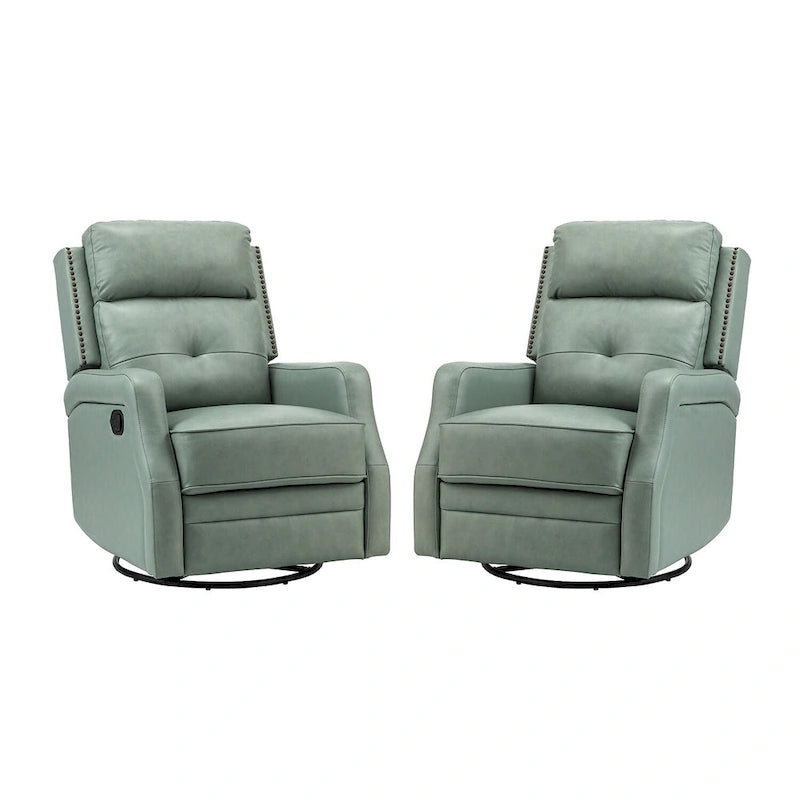 Beatriz Living Room Recliner Set Of 2 with Metal Base
