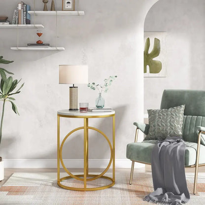 20-in Modern Round End Table