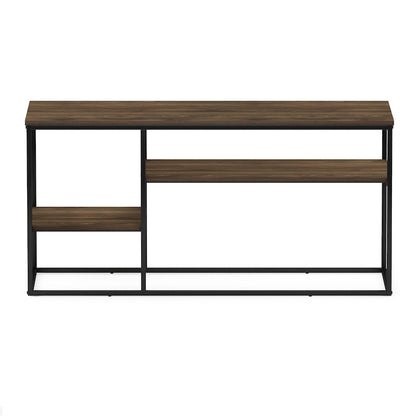 Furinno Moretti Modern Lifestyle TV Stand for TV up to 50 Inch, Columbia Walnut