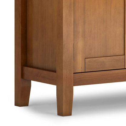 WYNDENHALL Mansfield SOLID WOOD 72 inch Wide Transitional TV Media Stand For TVs up to 80 inches - 72 W x 16.5 D x 26 H