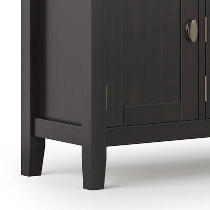 WYNDENHALL Mansfield SOLID WOOD 72 inch Wide Transitional TV Media Stand For TVs up to 80 inches - 72 W x 16.5 D x 26 H