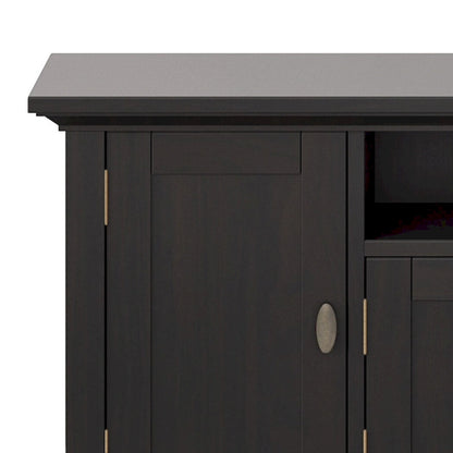 WYNDENHALL Mansfield SOLID WOOD 72 inch Wide Transitional TV Media Stand For TVs up to 80 inches - 72 W x 16.5 D x 26 H