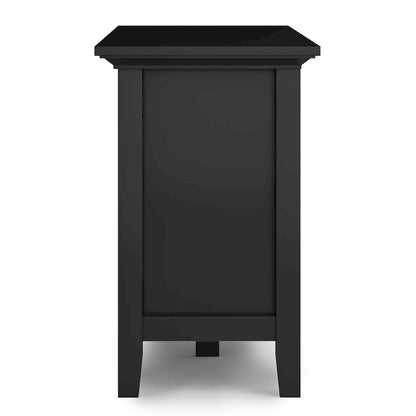 WYNDENHALL Mansfield SOLID WOOD 72 inch Wide Transitional TV Media Stand For TVs up to 80 inches - 72 W x 16.5 D x 26 H