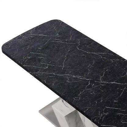 Modern 47.24-62.99 L Marble Square Dining Table