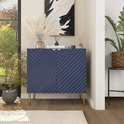 Clihome 2-Door Storage Buffet Sideboard with Adjustable Shelf