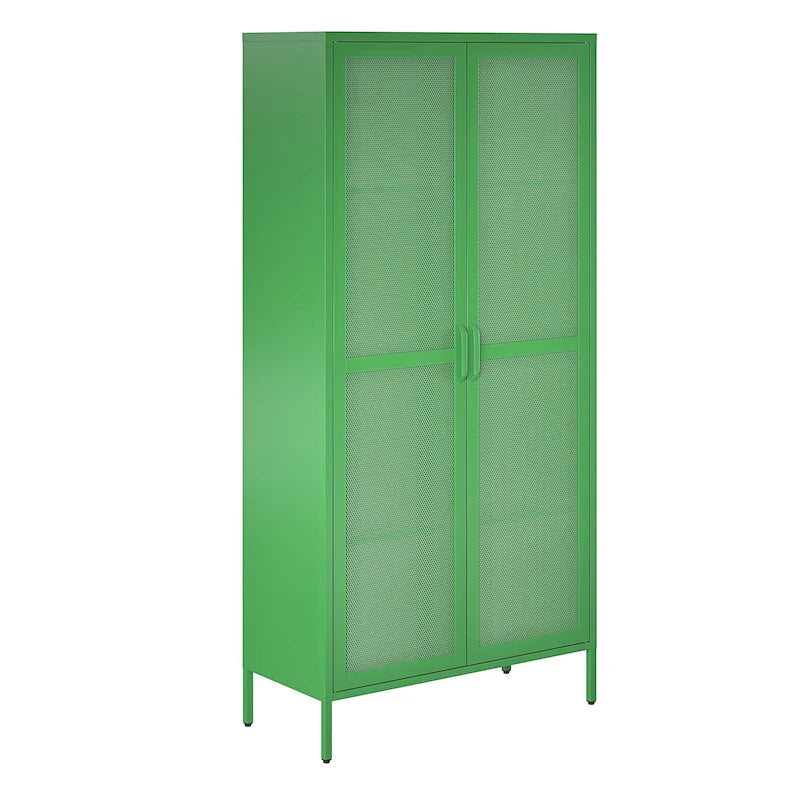 The Novogratz Channing Tall 2 Door Metal Storage Cabinet