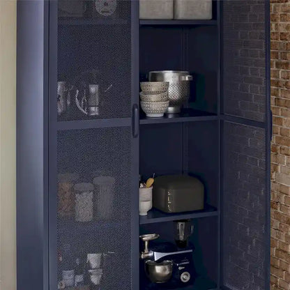 The Novogratz Channing Tall 2 Door Metal Storage Cabinet