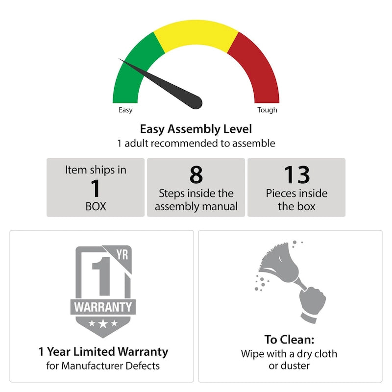 The Novogratz Channing Tall 2 Door Metal Storage Cabinet