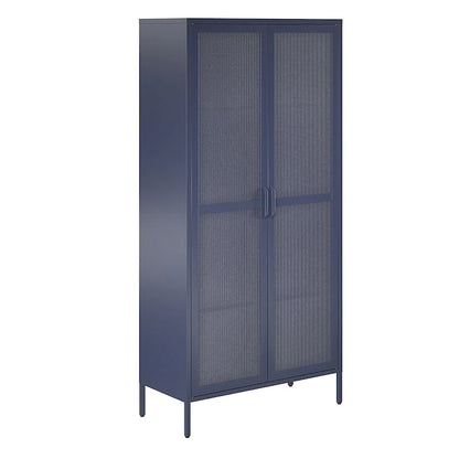 The Novogratz Channing Tall 2 Door Metal Storage Cabinet
