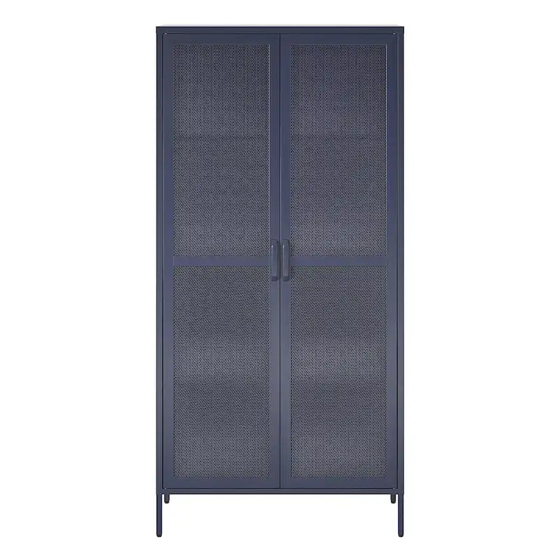 The Novogratz Channing Tall 2 Door Metal Storage Cabinet