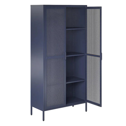 The Novogratz Channing Tall 2 Door Metal Storage Cabinet
