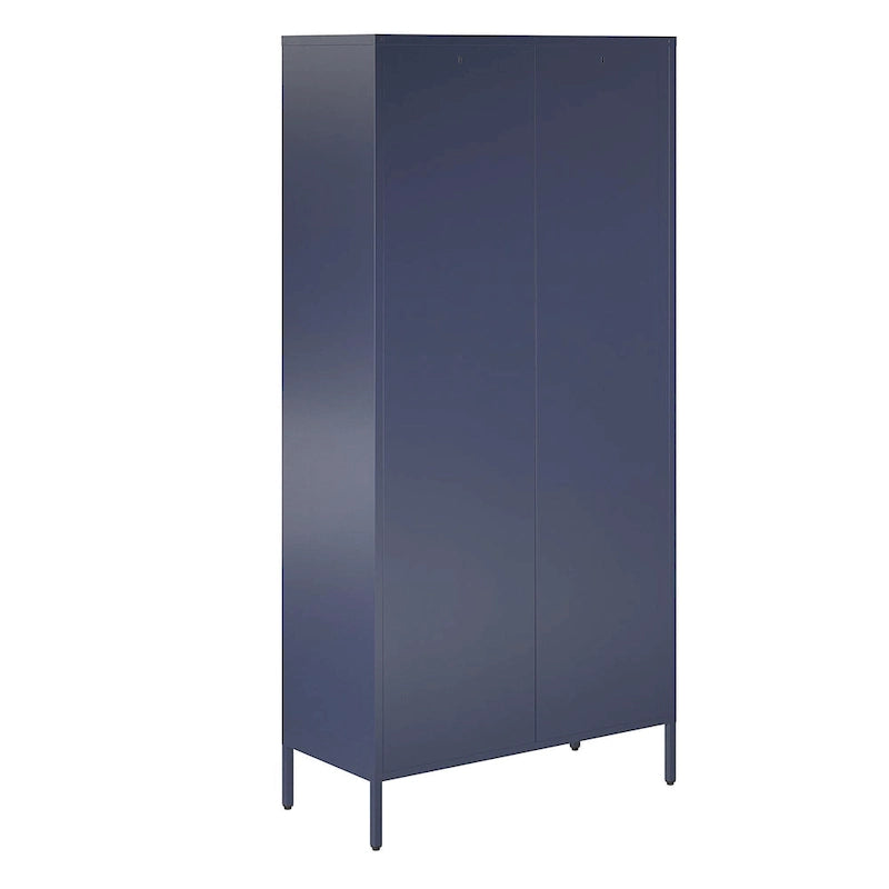 The Novogratz Channing Tall 2 Door Metal Storage Cabinet