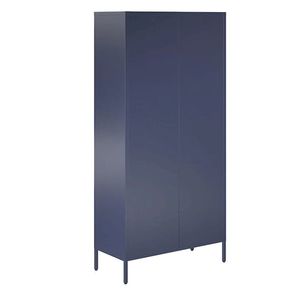 The Novogratz Channing Tall 2 Door Metal Storage Cabinet