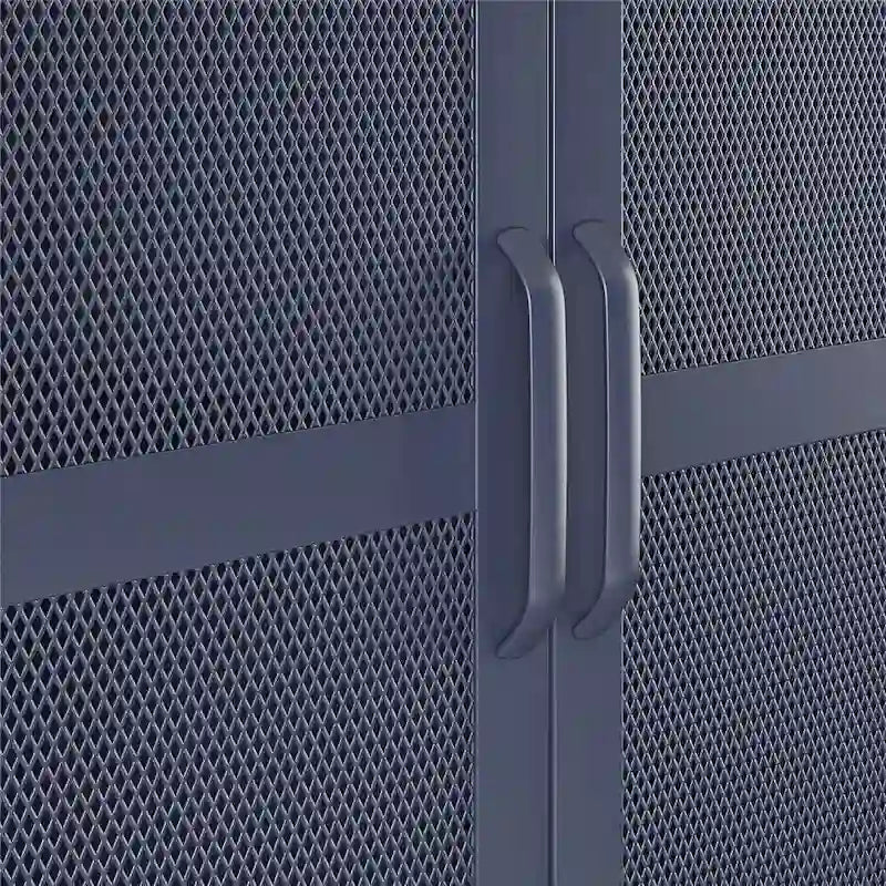 The Novogratz Channing Tall 2 Door Metal Storage Cabinet