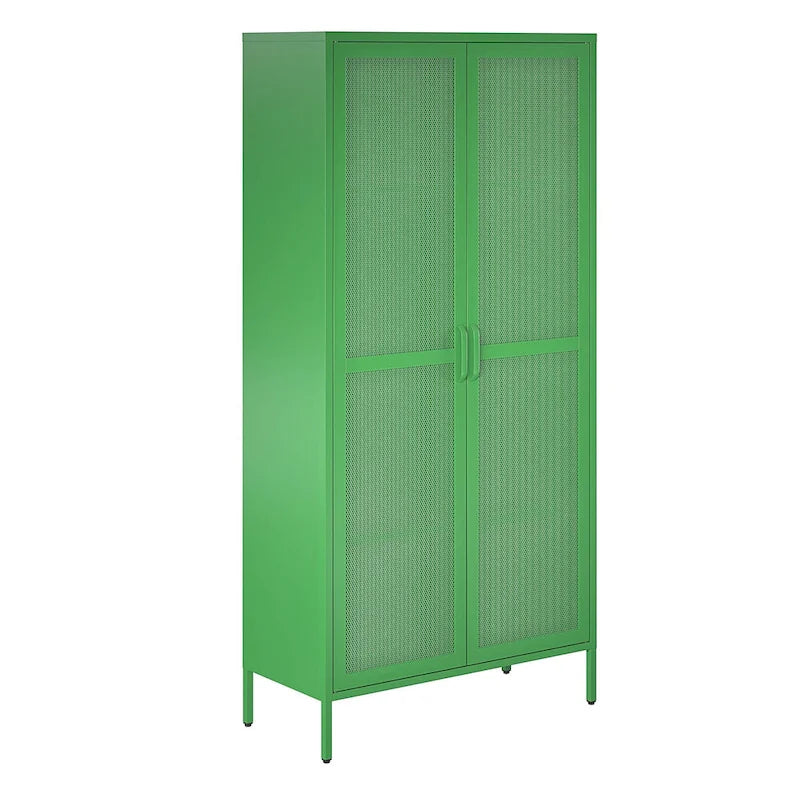 The Novogratz Channing Tall 2 Door Metal Storage Cabinet