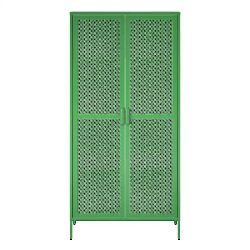 The Novogratz Channing Tall 2 Door Metal Storage Cabinet