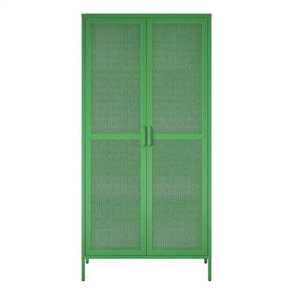 The Novogratz Channing Tall 2 Door Metal Storage Cabinet