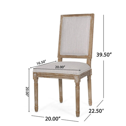 Regina Wood Upholstered Dining Chair by Christopher Knight Home