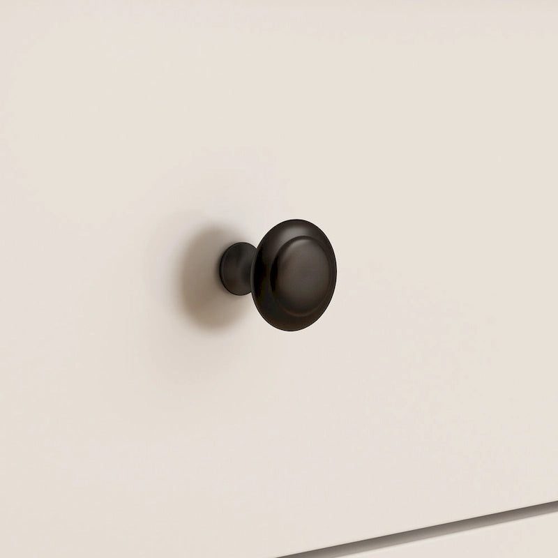 Storage Sideboard with Pet House Modern Home Essential in Black/White