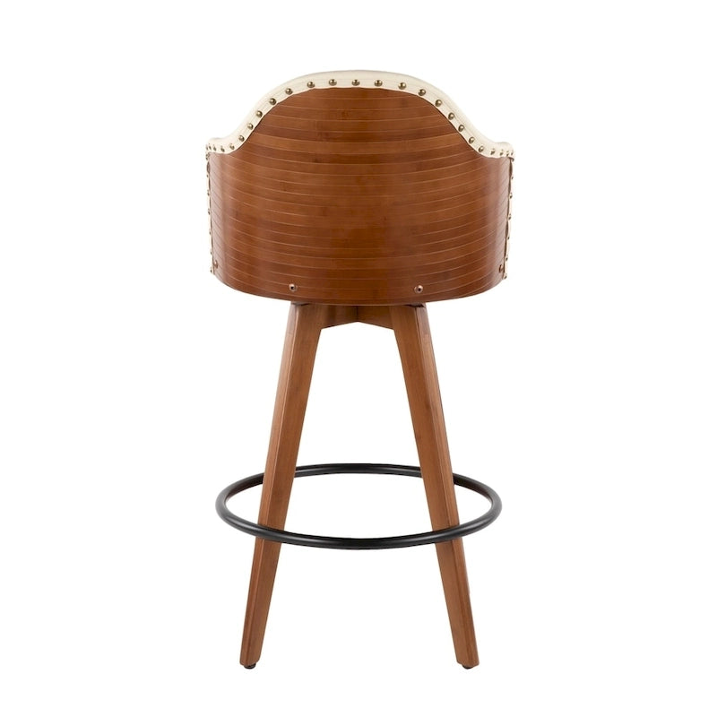 Carson Carrington Valsatra Mid-century Modern Counter Stool