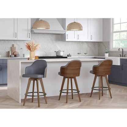 Carson Carrington Valsatra Mid-century Modern Counter Stool