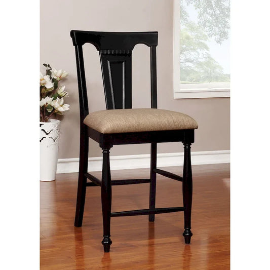 Kis Country Solid Wood Counter Height Chairs (Set of 2) by Furniture of America