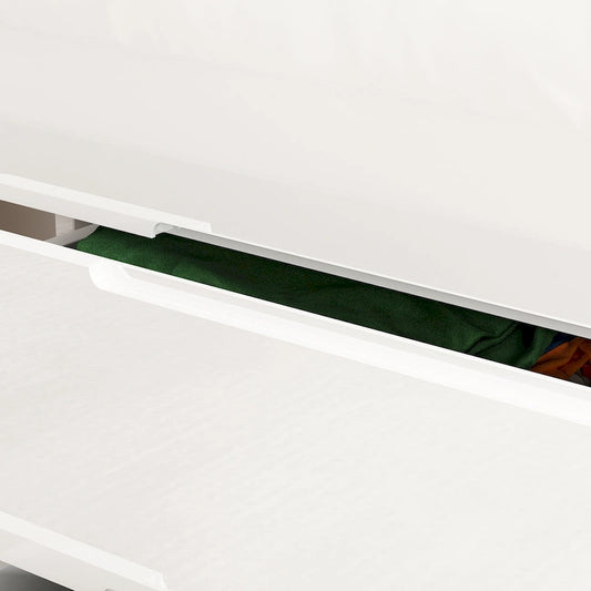 8 Drawer Double Dresser Dressers with High Gloss Drawers With Light