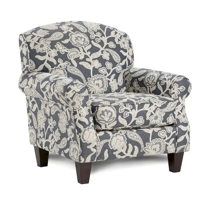 Kilmettin Transitional Chenille Floral Pattern Armchair by Furniture of America
