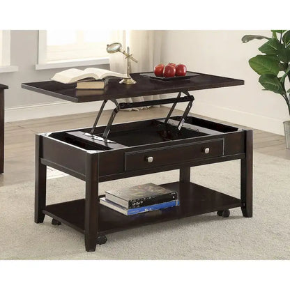 Rectangular Lift Top Coffee Table in Walnut