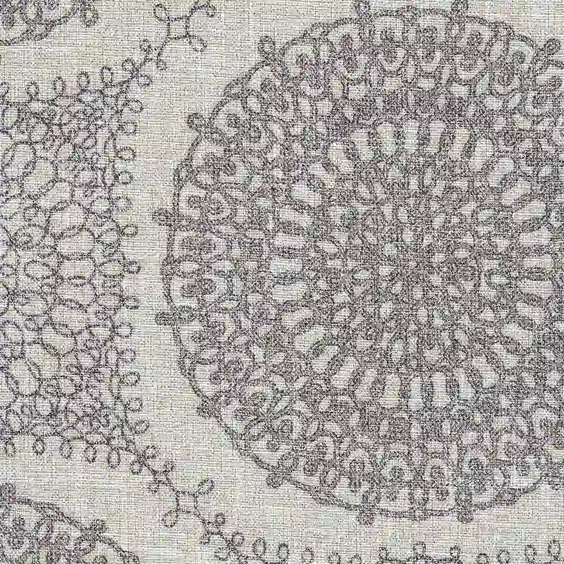 Porch & Den Blakeney Grey Medallion Tub Shaped Accent Chair