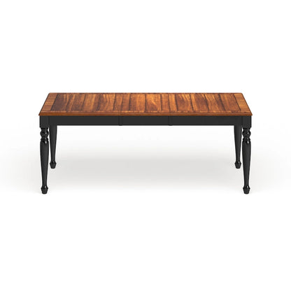 Furniture of America Levole Two-tone 78-inch Expandable Dining Table