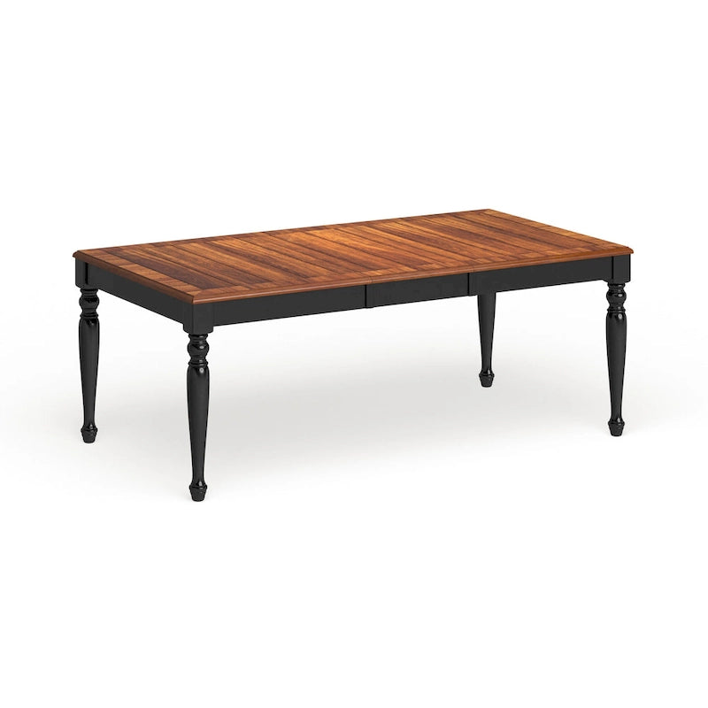 Furniture of America Levole Two-tone 78-inch Expandable Dining Table
