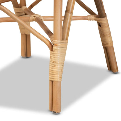 Sheraton Modern Natural Finished Rattan Dining Chair