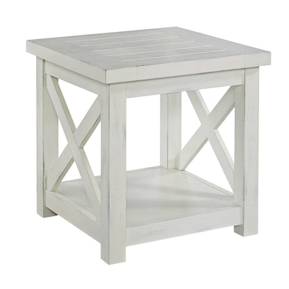Seaside Lodge Off-White End Table