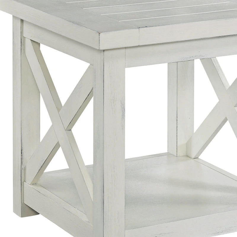 Seaside Lodge Off-White End Table