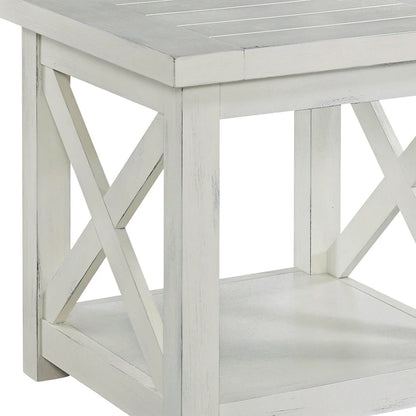 Seaside Lodge Off-White End Table