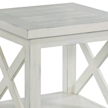 Seaside Lodge Off-White End Table