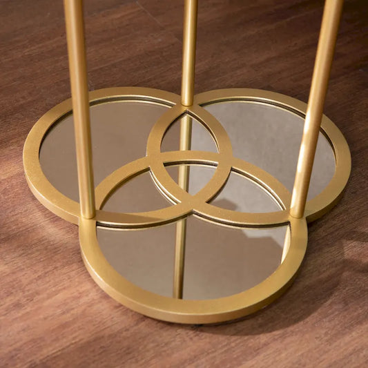 SEI Furniture Shelton Geometric Accent Table