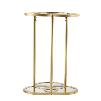SEI Furniture Shelton Geometric Accent Table