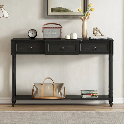 Console Table Sofa Table with Drawers