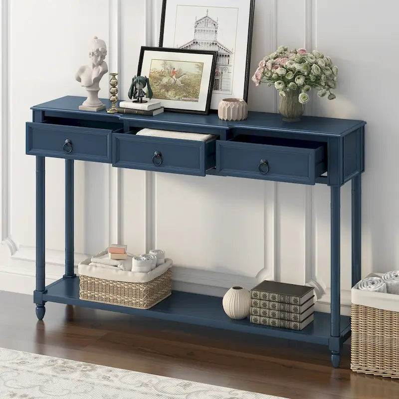 Console Table Sofa Table with Drawers