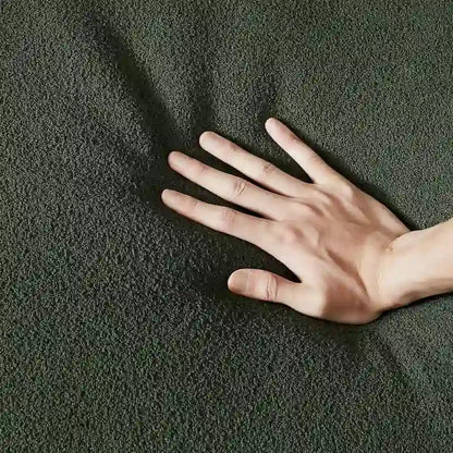 Haas Japandi Style Luxury Modern Boucle Fabric Curved Sofa