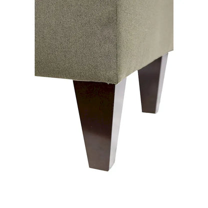 MJL Furniture Brooke 10 Button Tufted Dawson7 Long Storage Bench Ottoman